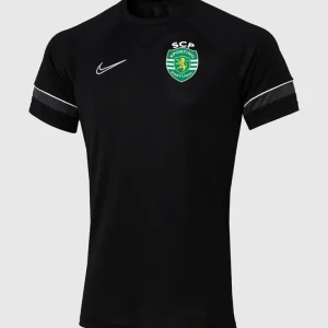 T-shirt de Treino Preta logo SCP - Criança