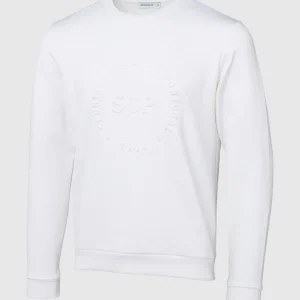 Sweatshirt Embossing Branco - Criança