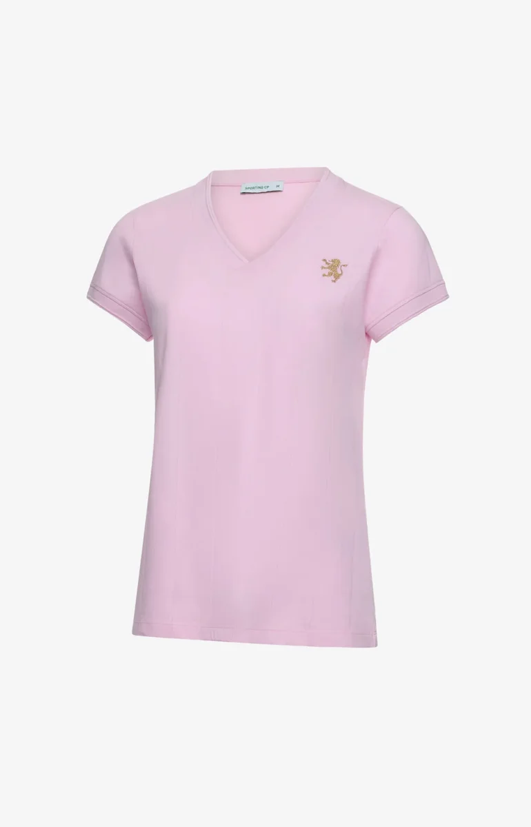 T-shirt Golden Echo Pink - Mulher