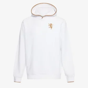 Hoodie Golden Echo White