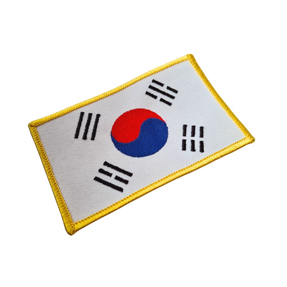 Patch Bordado – Bandeira da Coréia do Sul - Image 3