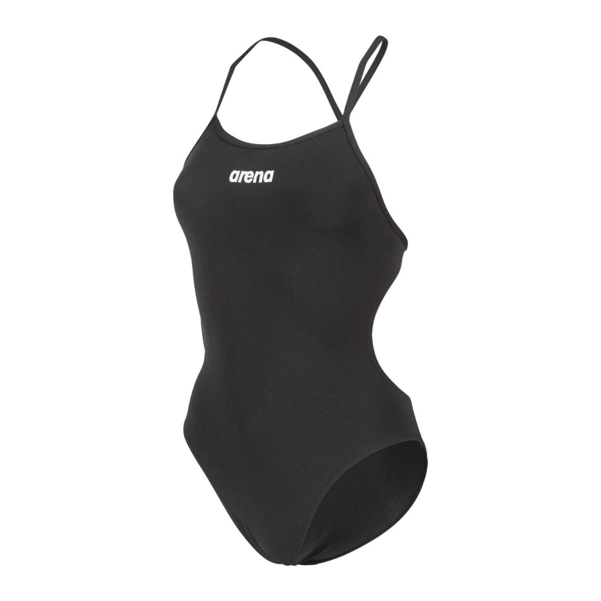 Fato de Banho Mulher Arena Tie Back Solid Preto