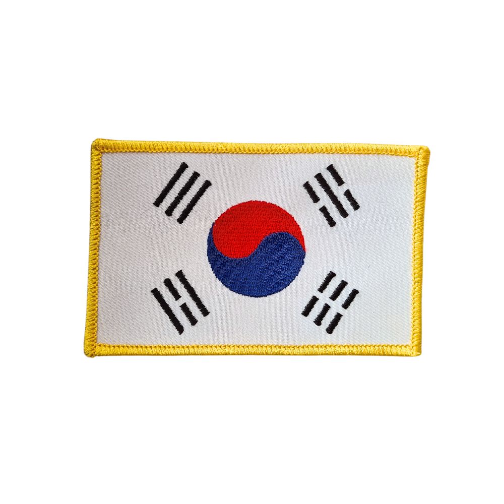 Patch Bordado – Bandeira da Coréia do Sul