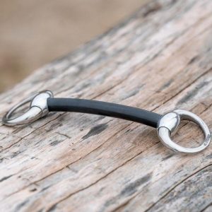 BRIDÃO SPRENGER® hard Carbon with Oval stainless – steel rings 16 mm Ø 55 mm