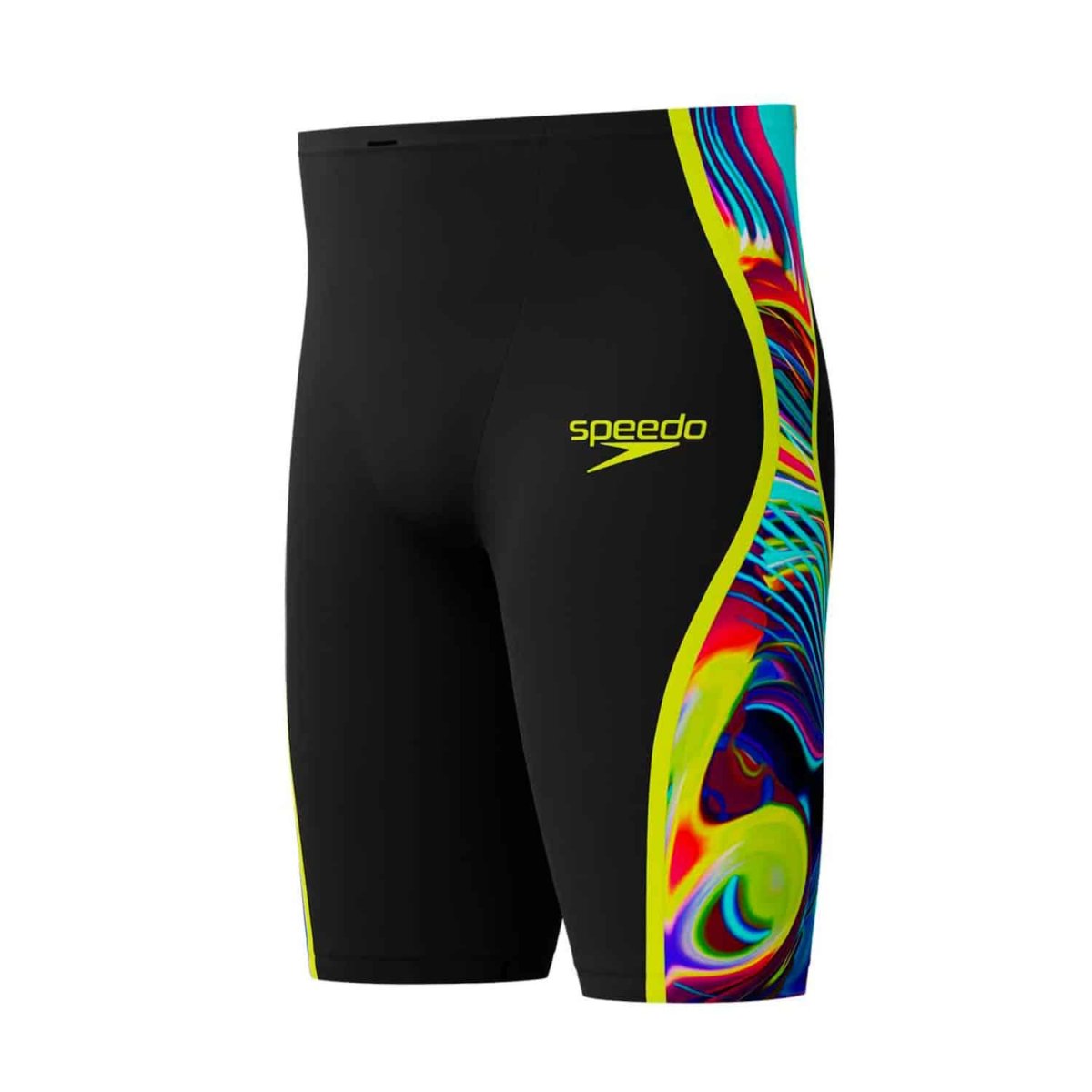 Speedo Fastskin LZR Pure Intent 2.0 Preto Azul Amarelo Cintura Alta - Image 2