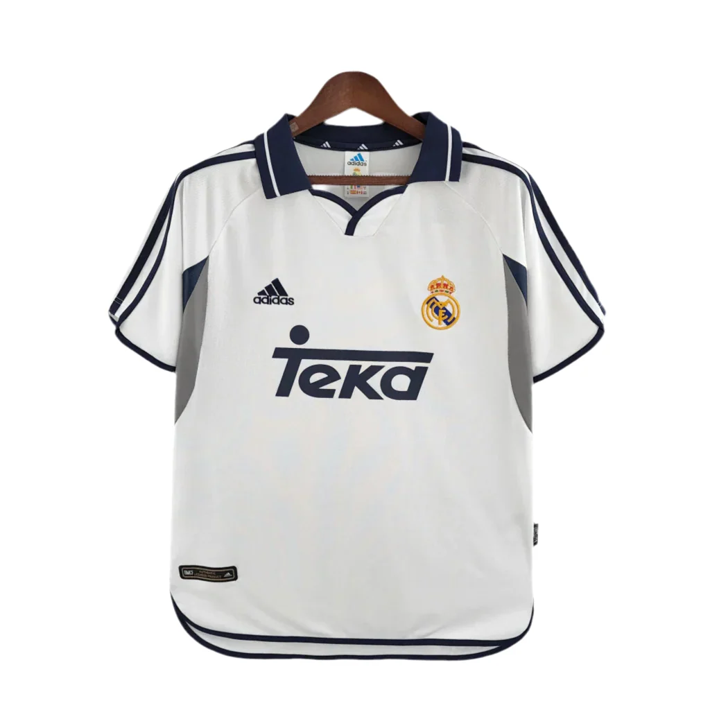 Camisola Real Madrid Retrô 00/01 - Branco - Image 2