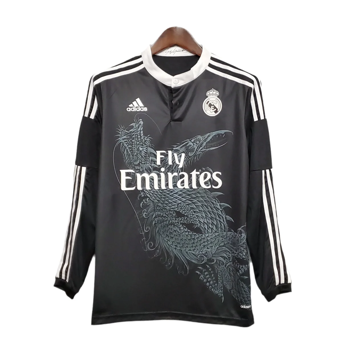 Camisola Manga Longa Real Madrid Third 14/15 - Preto - Image 2