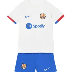 Kit Infantil Barcelona II 23/24 - Azul e Branco