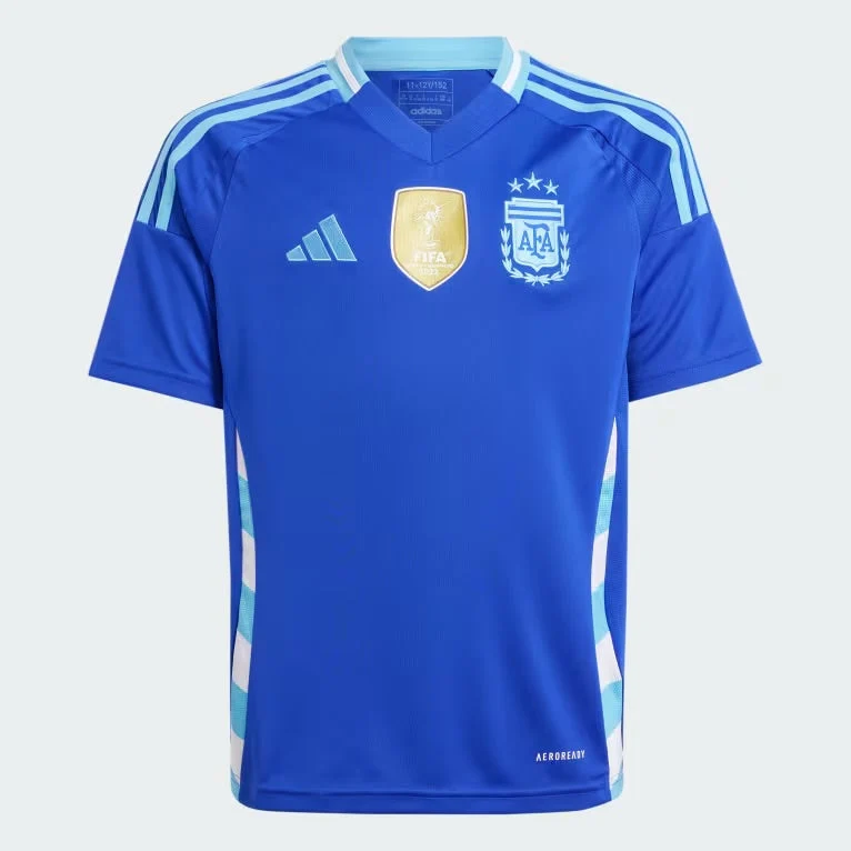 Kit Argentina 24/25 (Alternativa) com Patch FIFA - Infantil - Image 3