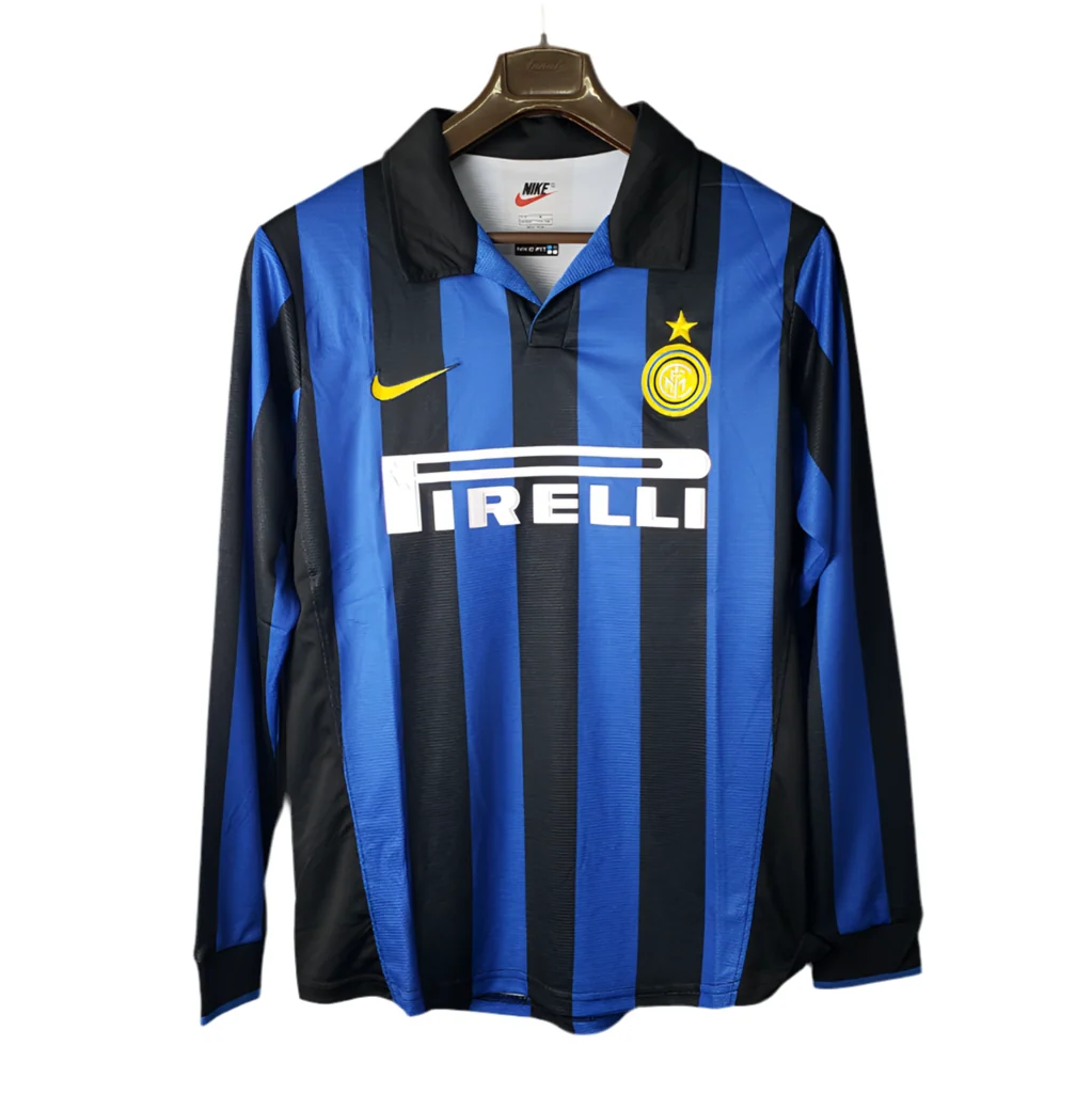 Camisola Manga Longa Inter de Milão I 1998 - Azul - Image 2