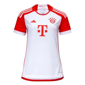 Camisola Feminina Bayern de Munique I 23/24 - Branco e Vermelho