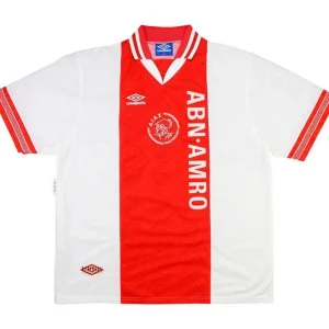 Camisola Ajax Retrô 94/95 - Vermelha e Branca
