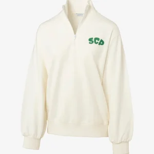 Sweatshirt Zip Branca SCP - Mulher