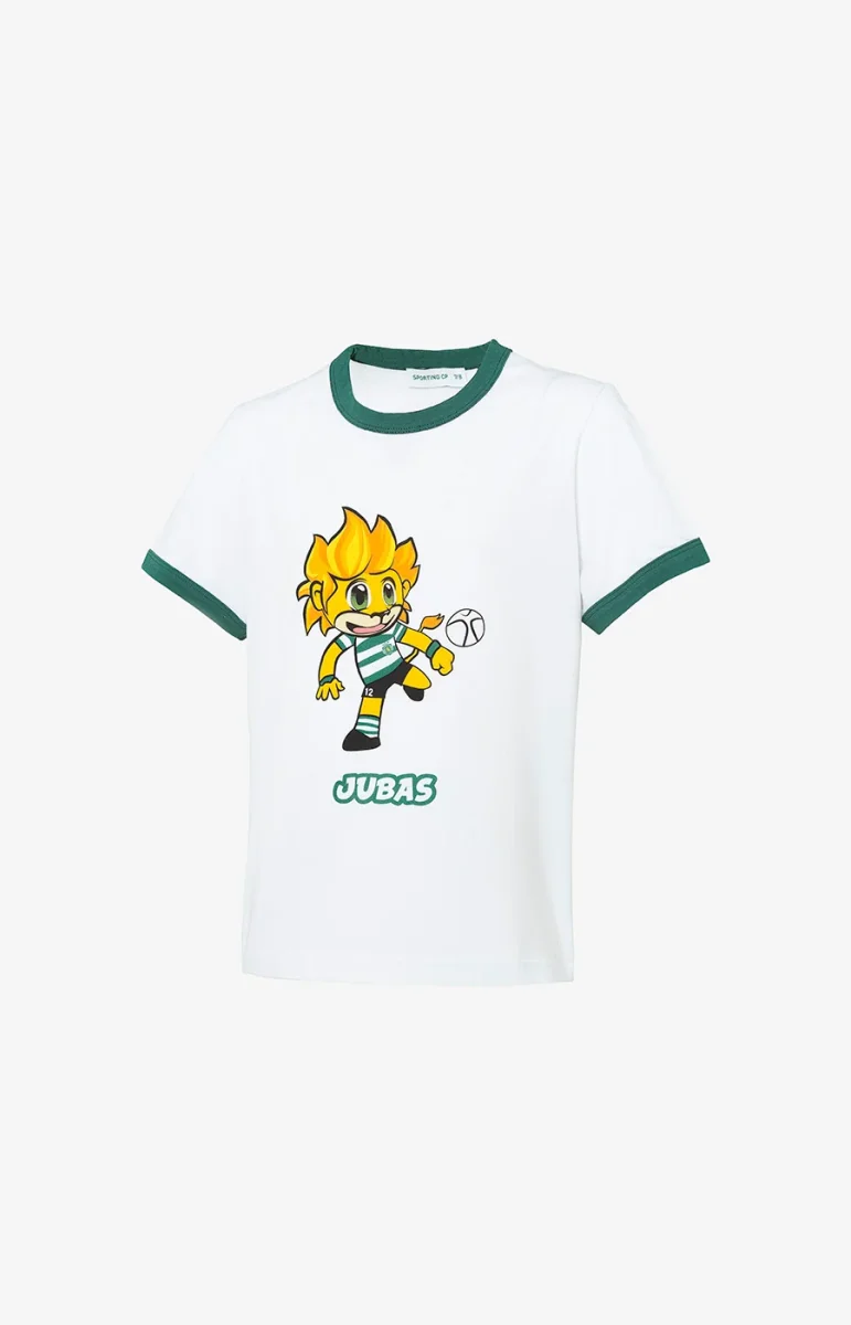 T-shirt Branca Jubas Bola - Criança