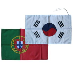Bandeiras Portugal ou Coréia do Sul – Pequena