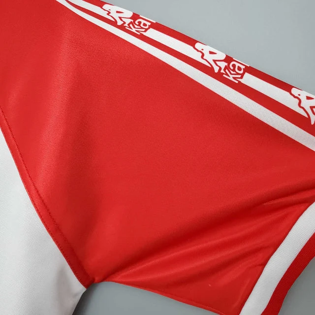 Camisola Athletic Bilbao Retrô 1997/1998 - Vermelha e Branca - Image 6